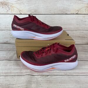 Salomon Phantasm Mens Sz 12 Running Shoes Biking Red Purple Orange
